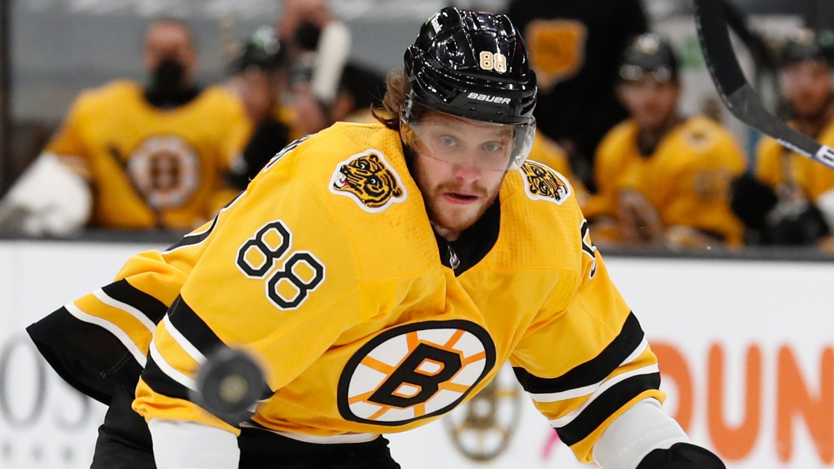 Boston Bruins right winger David Pastrnak