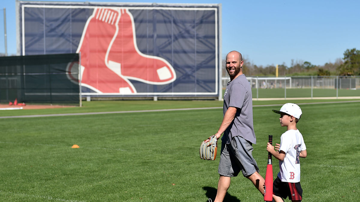 Former Boston Red Sox second baseman Dustin Pedroia