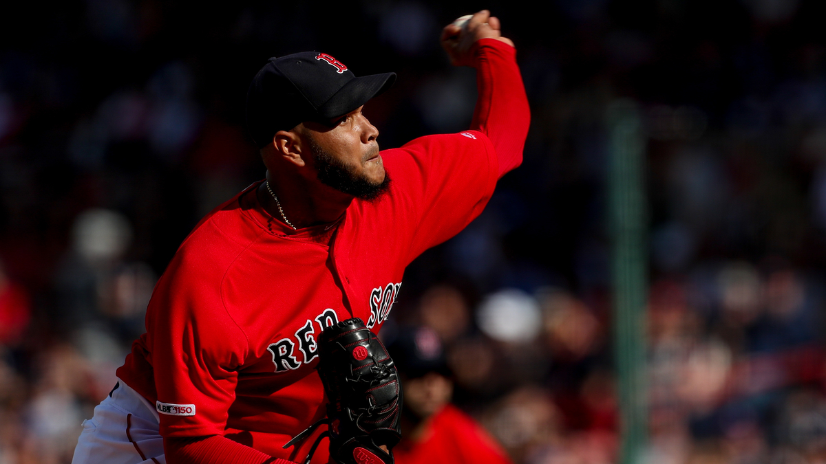 Boston Red Sox pitcher Eduardo Rodriguez
