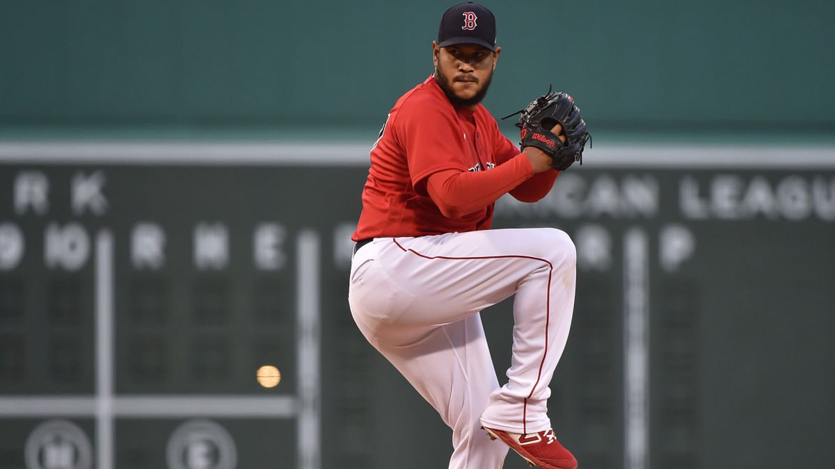 Boston Red Sox pitcher Eduardo Rodriguez