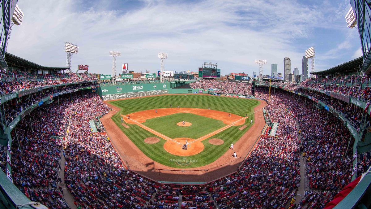 A general view of Fenway Park