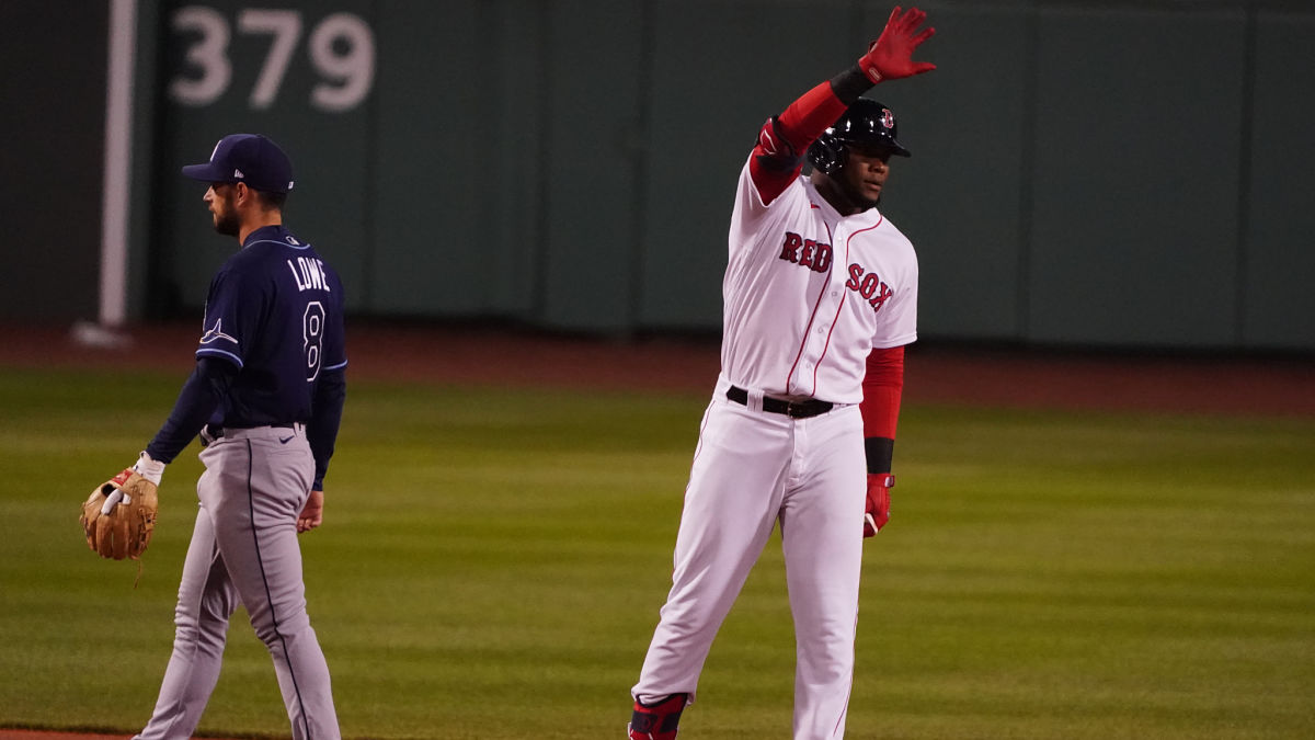 Boston Red Sox outfielder Franchy Cordero
