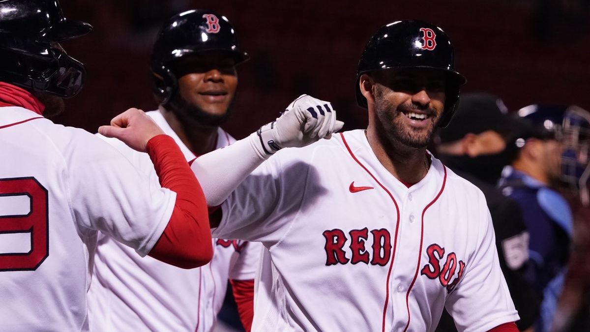 Boston Red Sox designated hitter J.D. Martinez