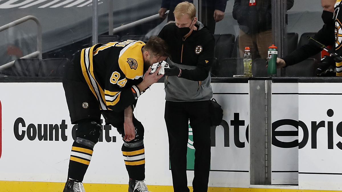 Boston Bruins defenseman Jarred Tinordi