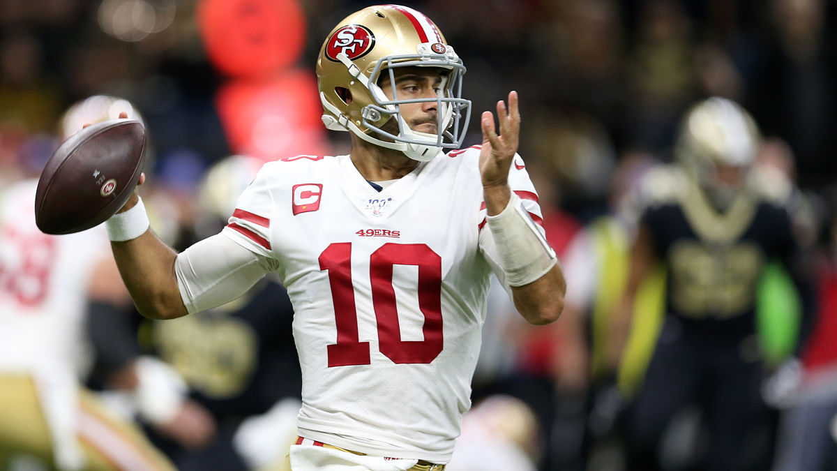 San Francisco 49ers quarterback Jimmy Garoppolo