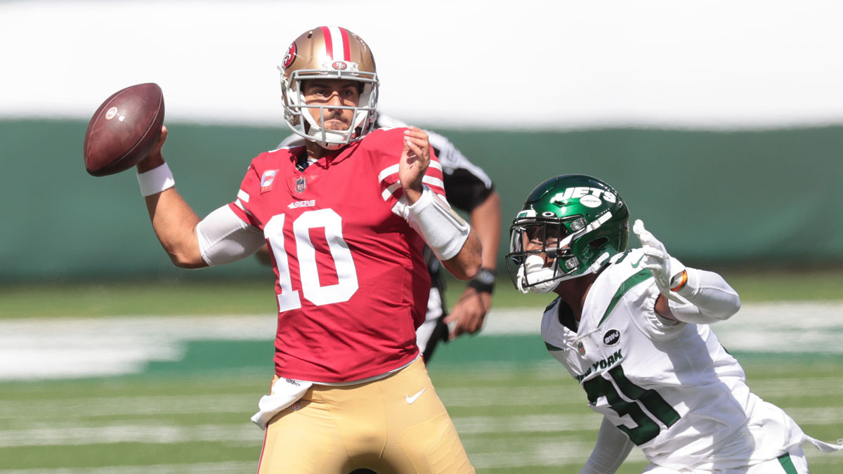 San Francisco 49ers quarterback Jimmy Garoppolo