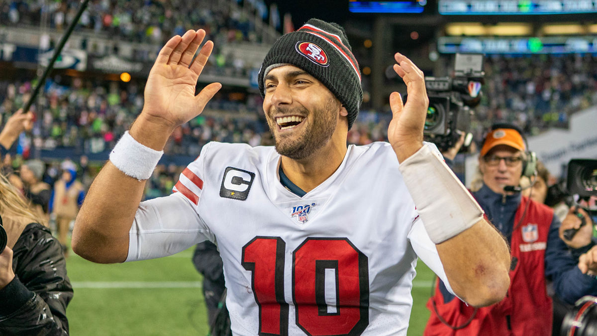San Francisco 49ers quarterback Jimmy Garoppolo