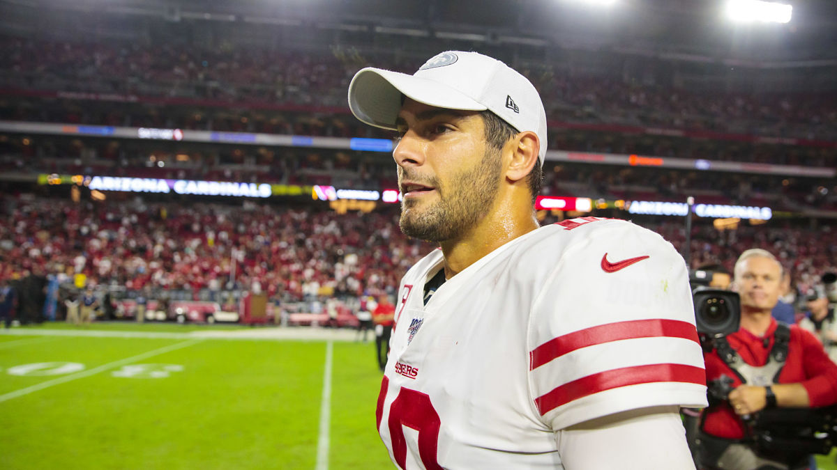 San Francisco 49ers quarterback Jimmy Garoppolo