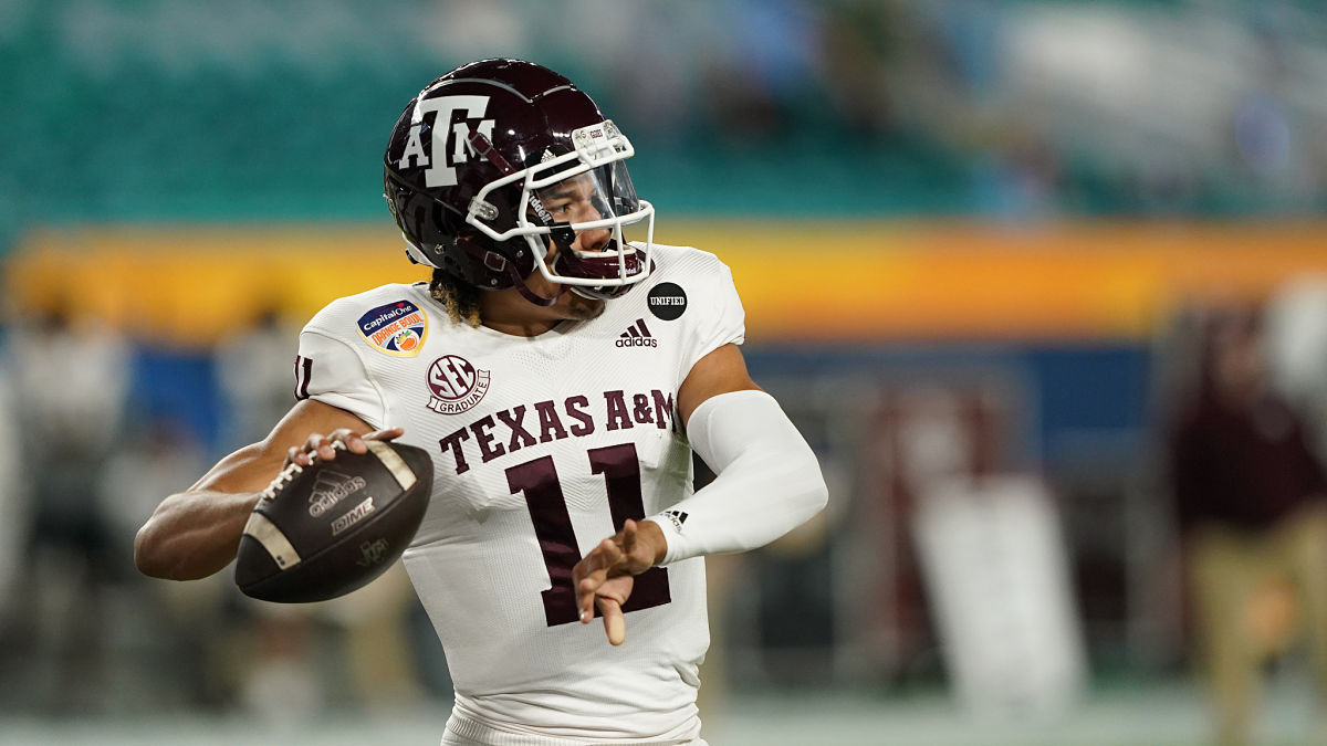 Texas A&M quarterback Kellen Mond