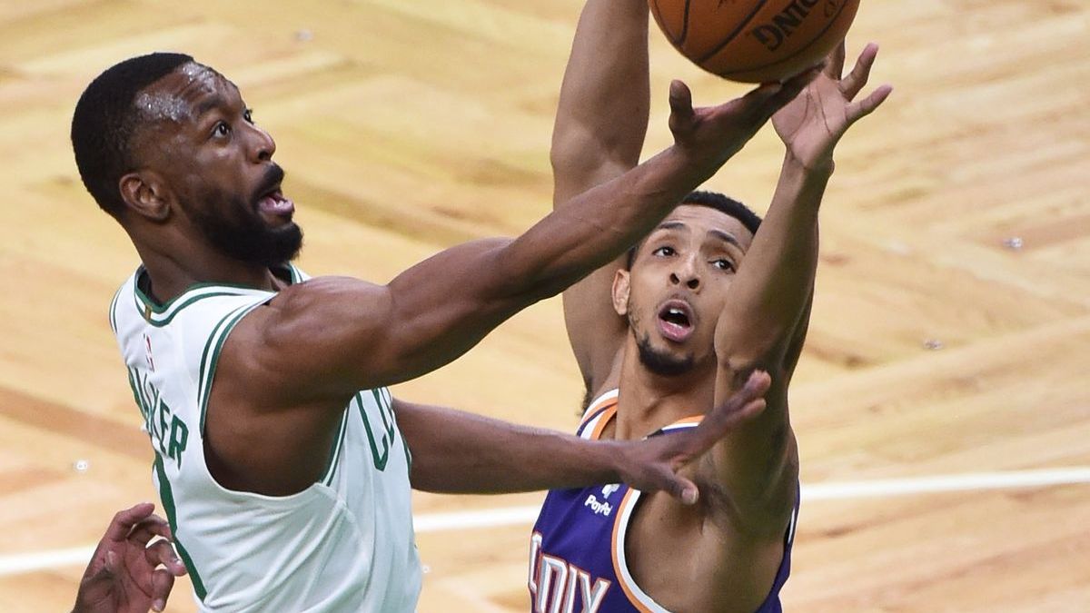 Boston Celtics point guard Kemba Walker, Phoenix Suns guard Cameron Payne
