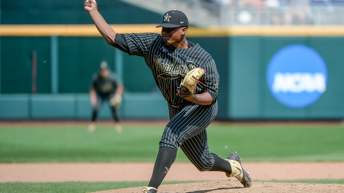 Vanderbilt pitcher Kumar Rocker