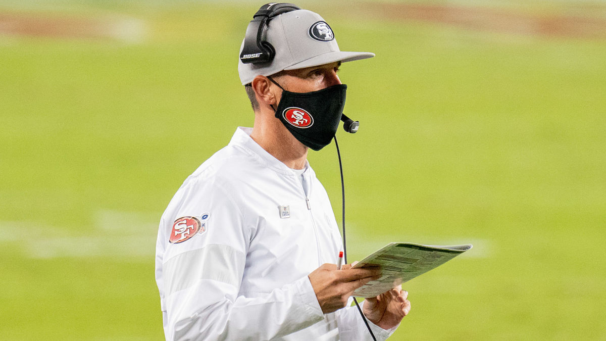 San Francisco 49ers head coach Kyle Shanahan