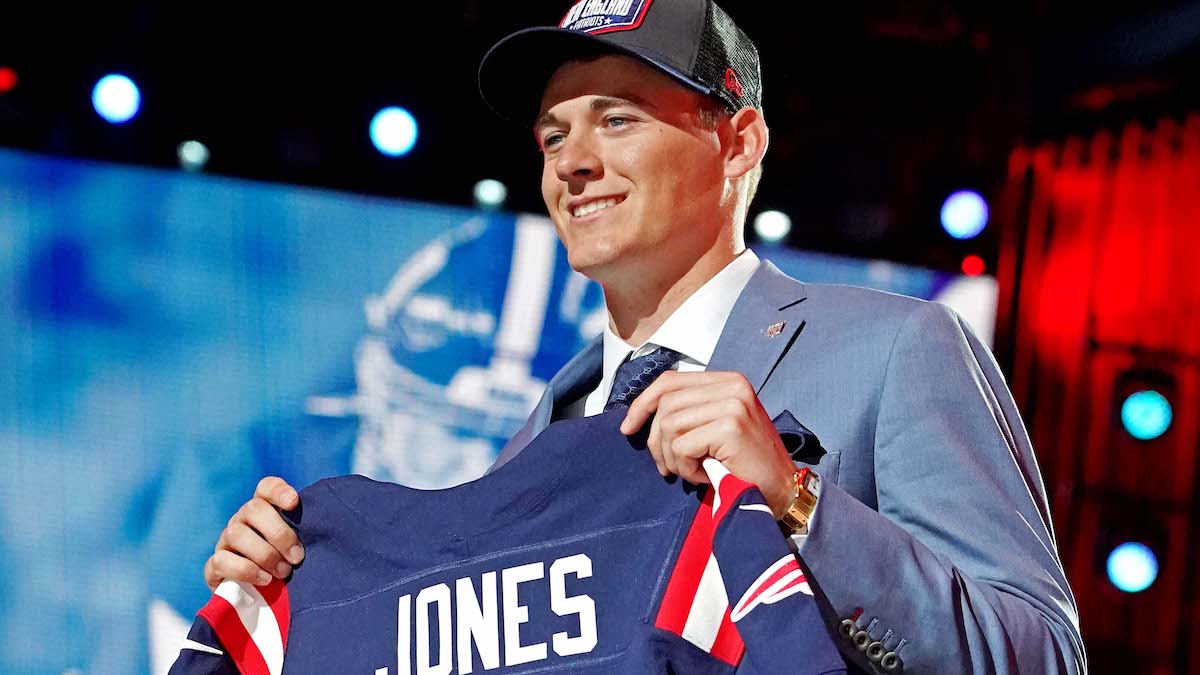 New England Patriots quarterback Mac Jones