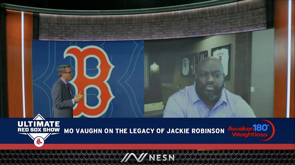 Mo Vaughn and Tom Caron