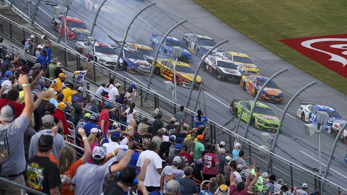 NASCAR drivers at Talladega Superspeedway