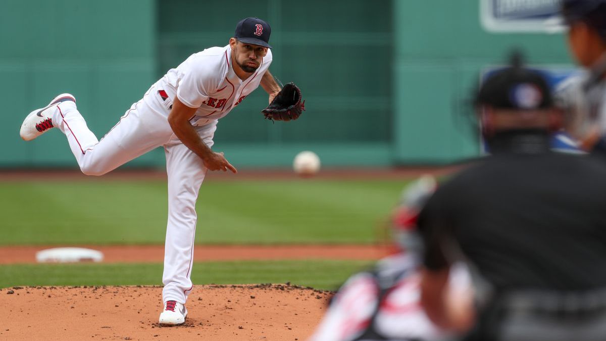 Boston Red Sox starting pitcher Nathan Eovaldi