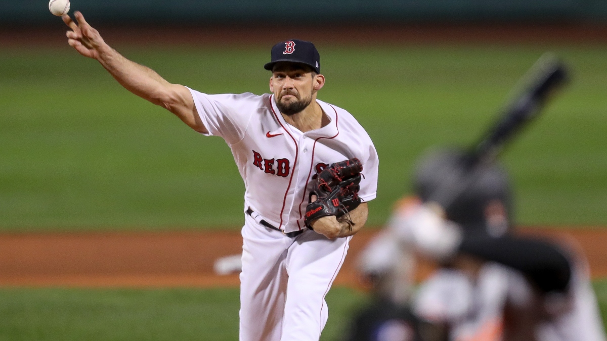 Boston Red Sox pitcher Nathan Eovaldi