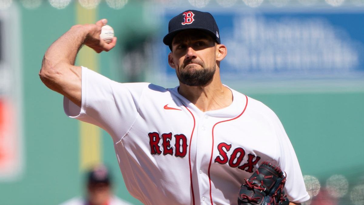 Boston Red Sox pitcher Nathan Eovaldi