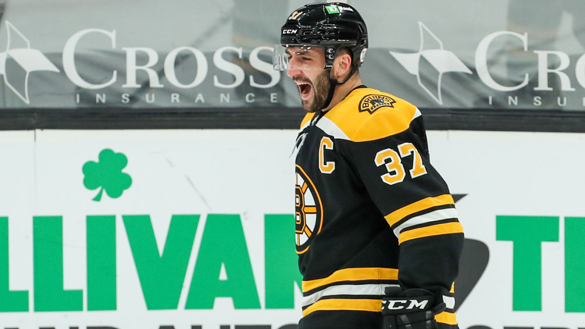 Boston Bruins center Patrice Bergeron