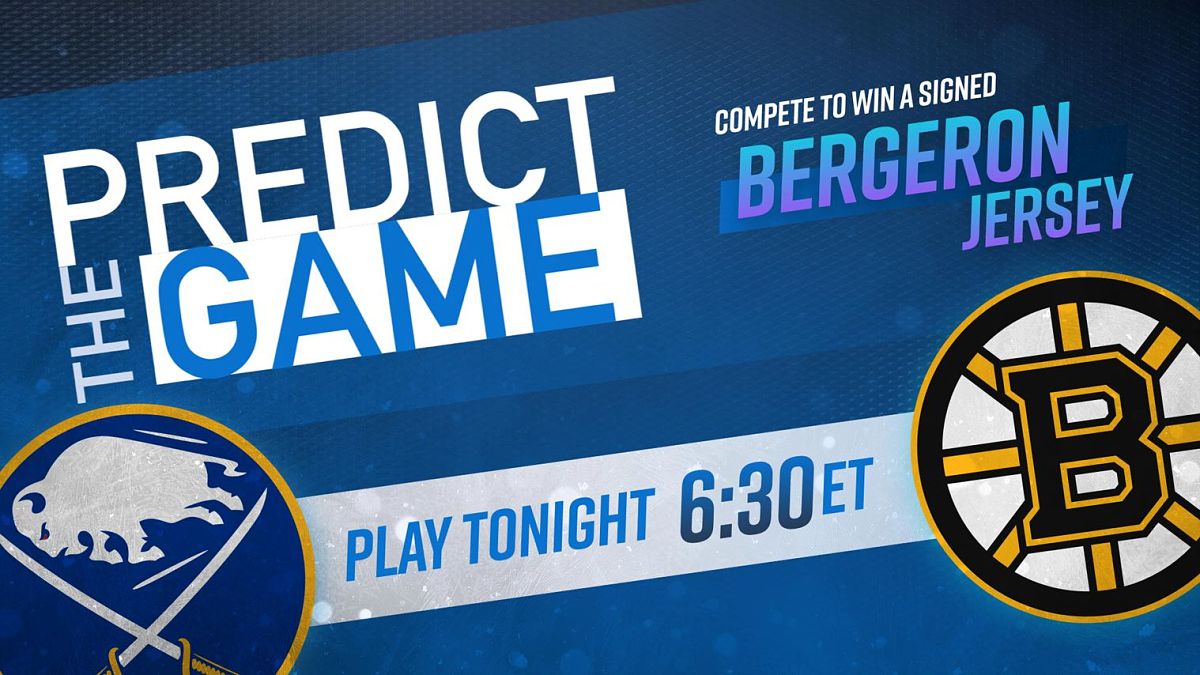 Bruins-Sabres Predict The Game