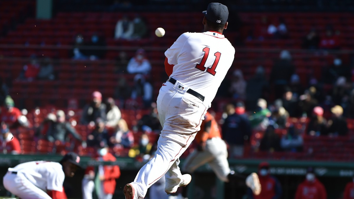 Boston Red Sox third baseman Rafael Devers