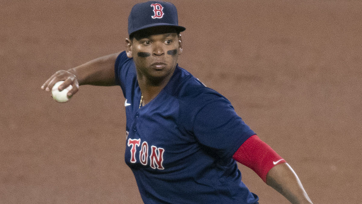 Boston Red Sox third baseman Rafael Devers