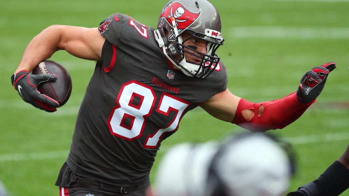 Tampa Bay Buccaneers tight end Rob Gronkowski