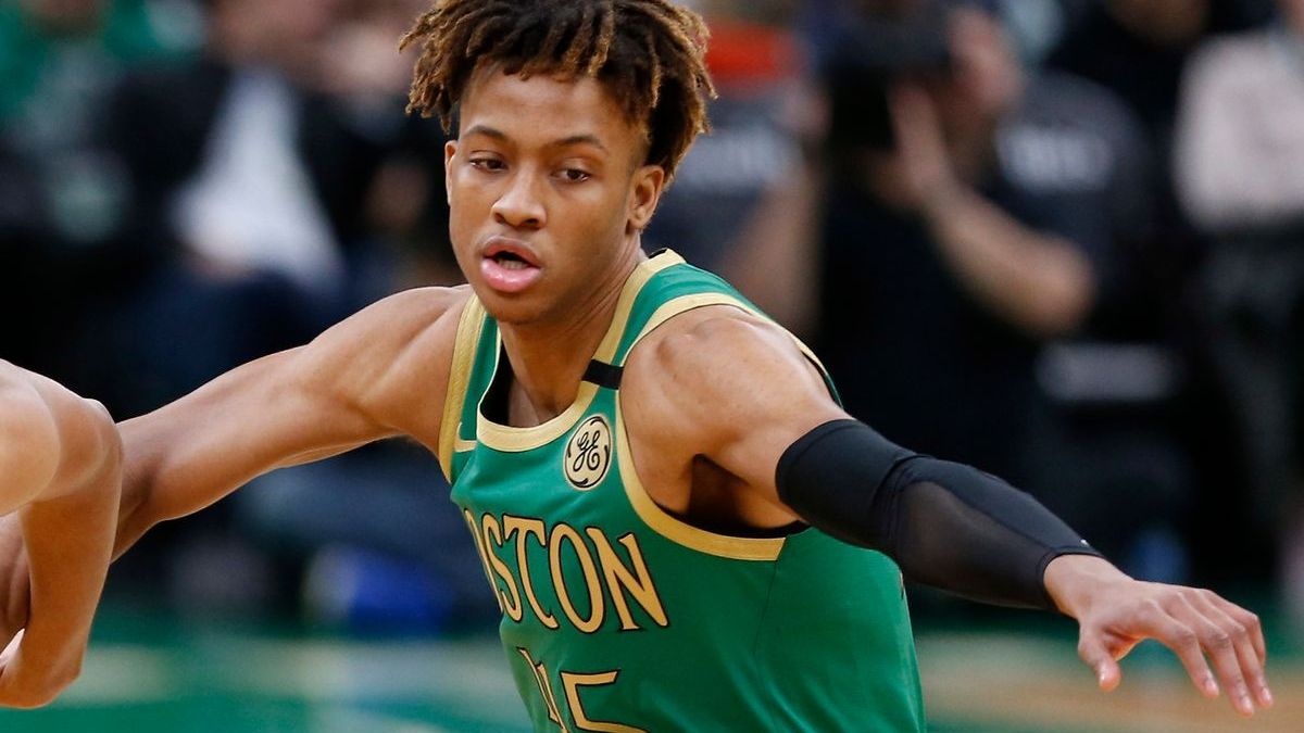 Boston Celtics guard Romeo Langford