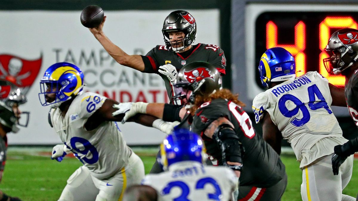 Tampa Bay Buccaneers quarterback Tom Brady