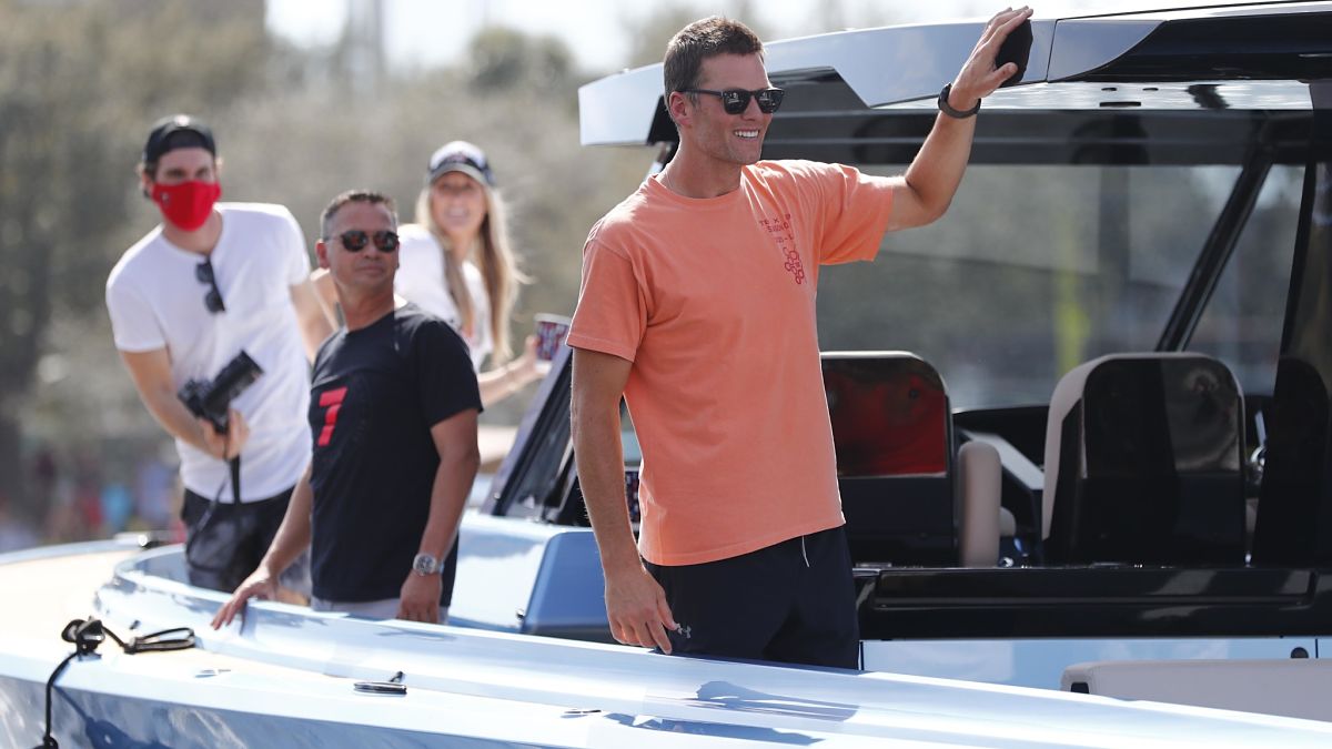 Tampa Bay Buccaneers quarterback Tom Brady