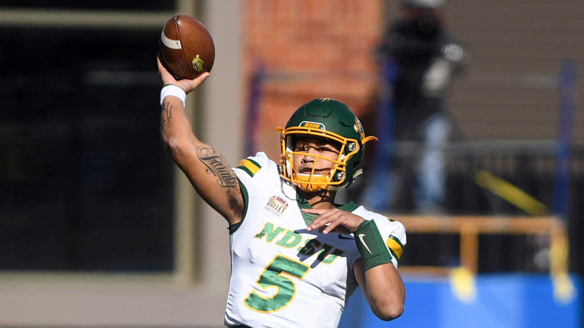 North Dakota State quarterback Trey Lance