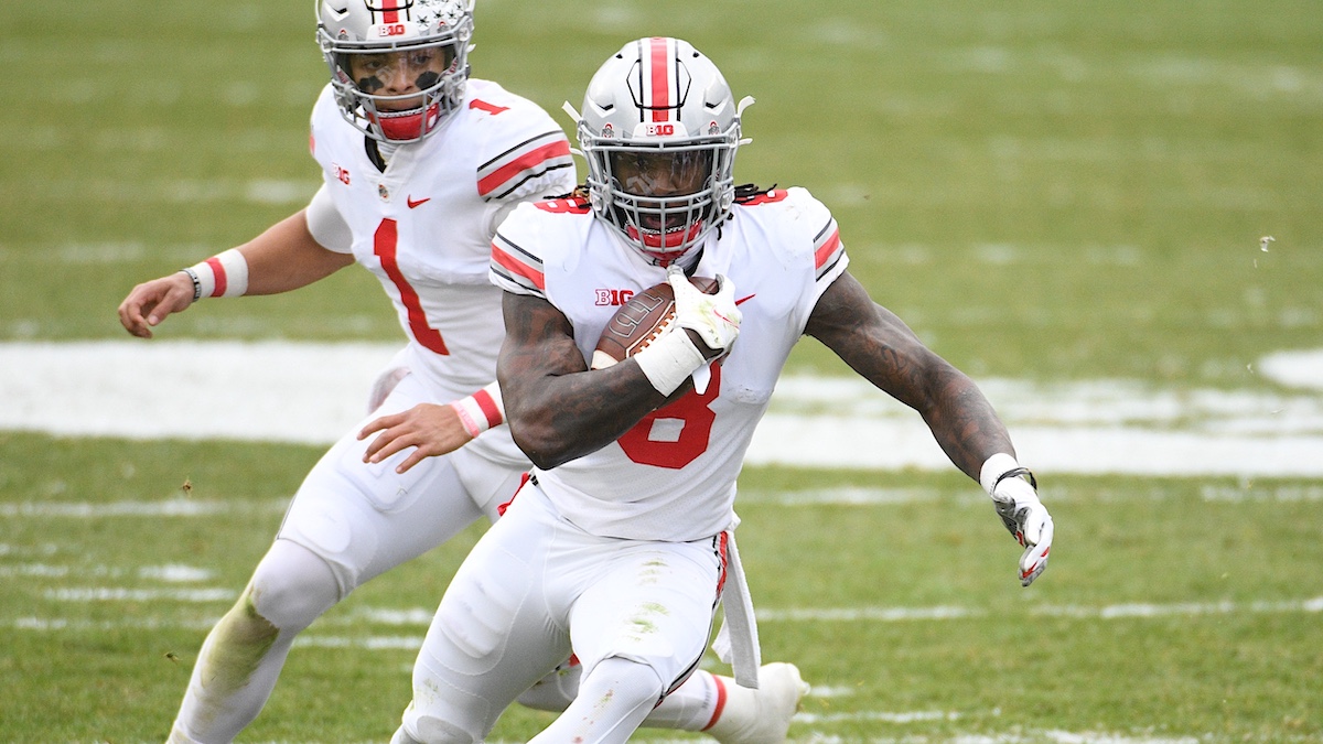 Ohio State running back Trey Sermon
