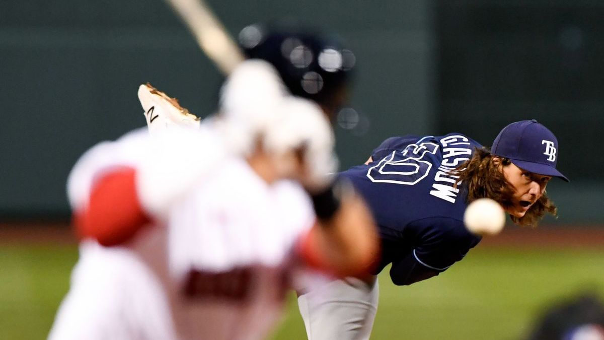 Tampa Bay Rays starting pitcher Tyler Glasnow