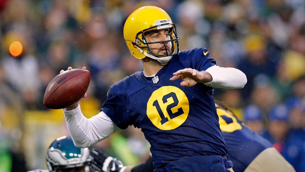 Green Bay Packers quarterback Aaron Rodgers