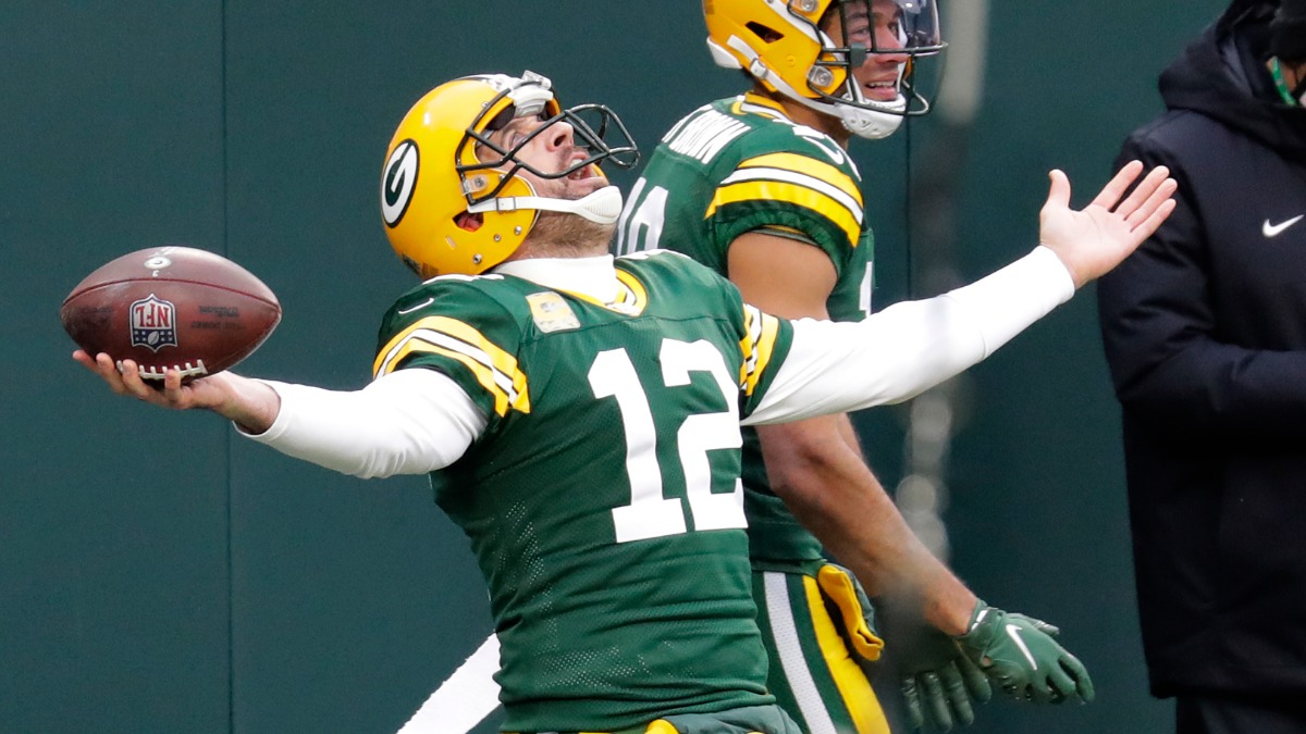 Green Bay Packers quarterback Aaron Rodgers