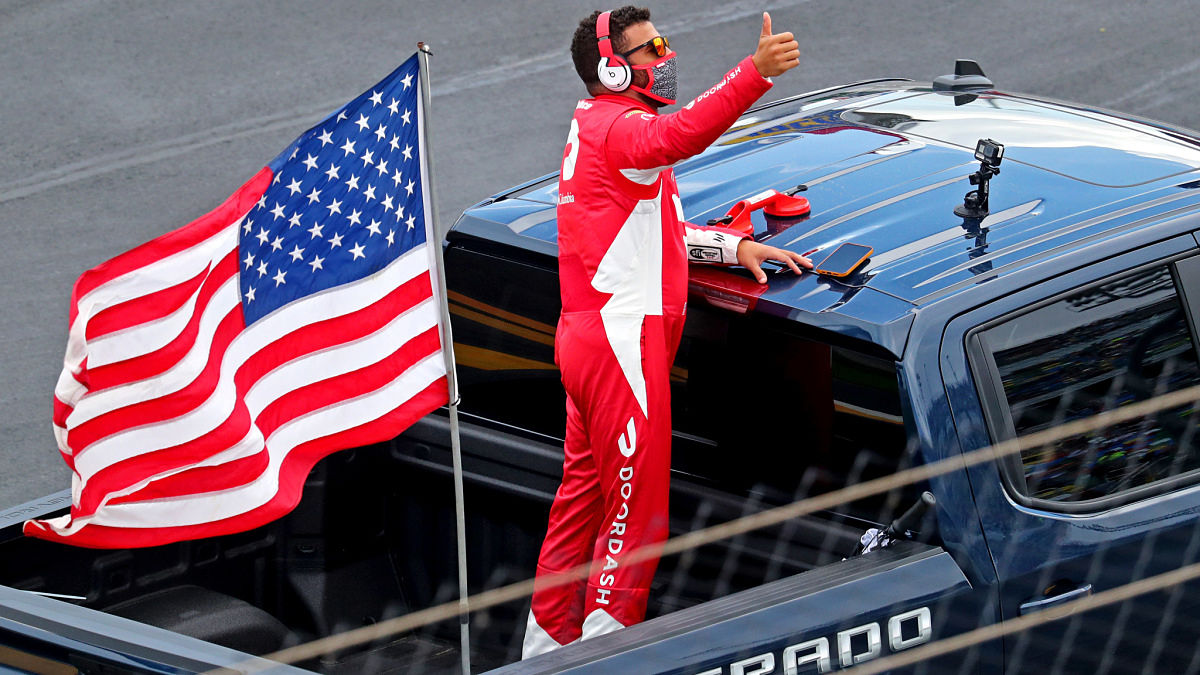 NASCAR driver Bubba Wallace