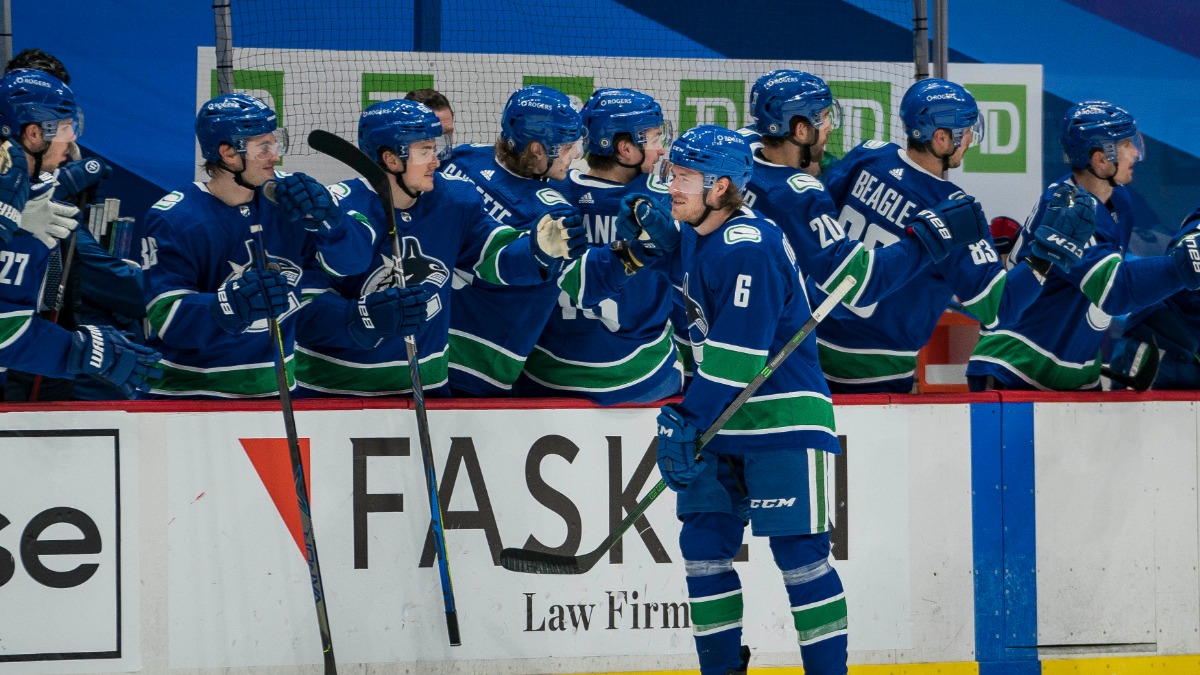 Vancouver Canucks forward Brock Boeser