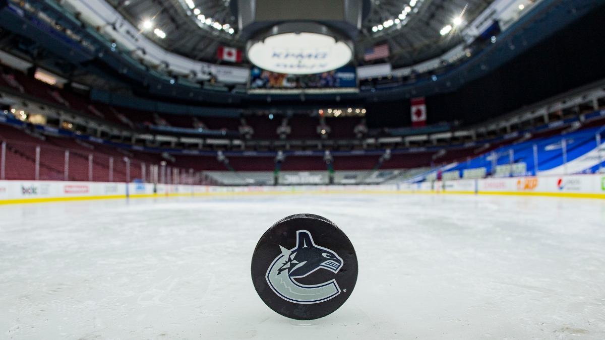 Vancouver Canucks puck