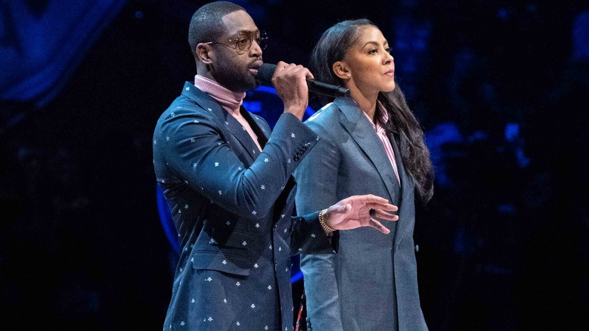 WNBA star Candace Parker and former NBA star Dwyane Wade