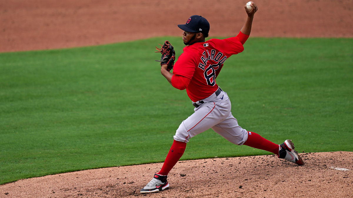 Boston Red Sox pitcher Eduard Bazardo