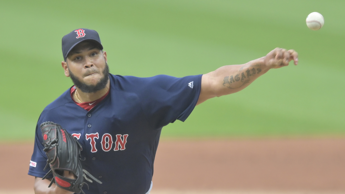 Boston Red Sox starting pitcher Eduardo Rodriguez