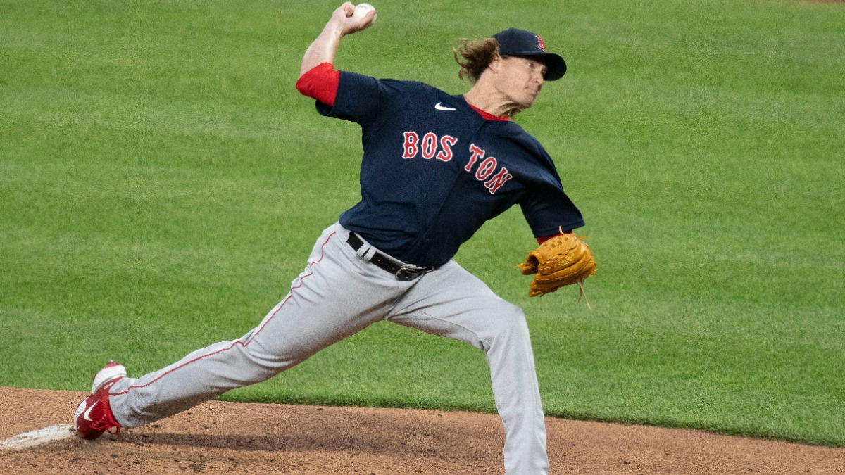 Boston Red Sox starting pitcher Garrett Richards