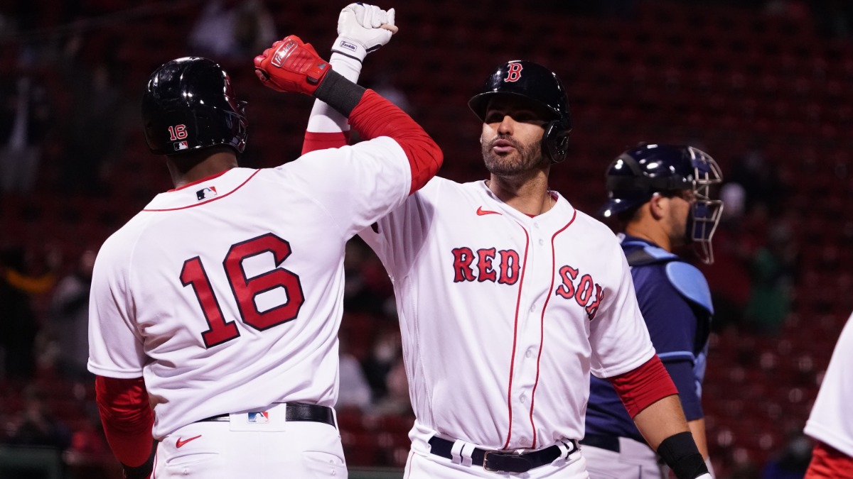 Boston Red Sox designated hitter J.D. Martinez