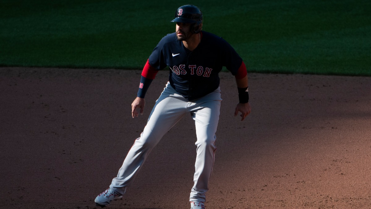 Boston Red Sox left fielder J.D. Martinez