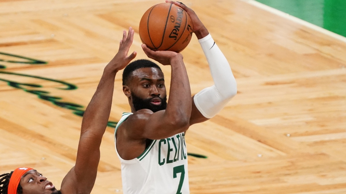 Boston Celtics guard Jaylen Brown