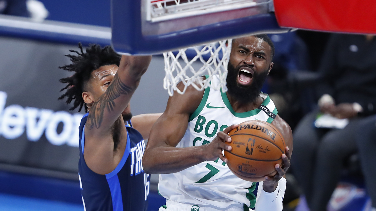 Boston Celtics guard Jaylen Brown