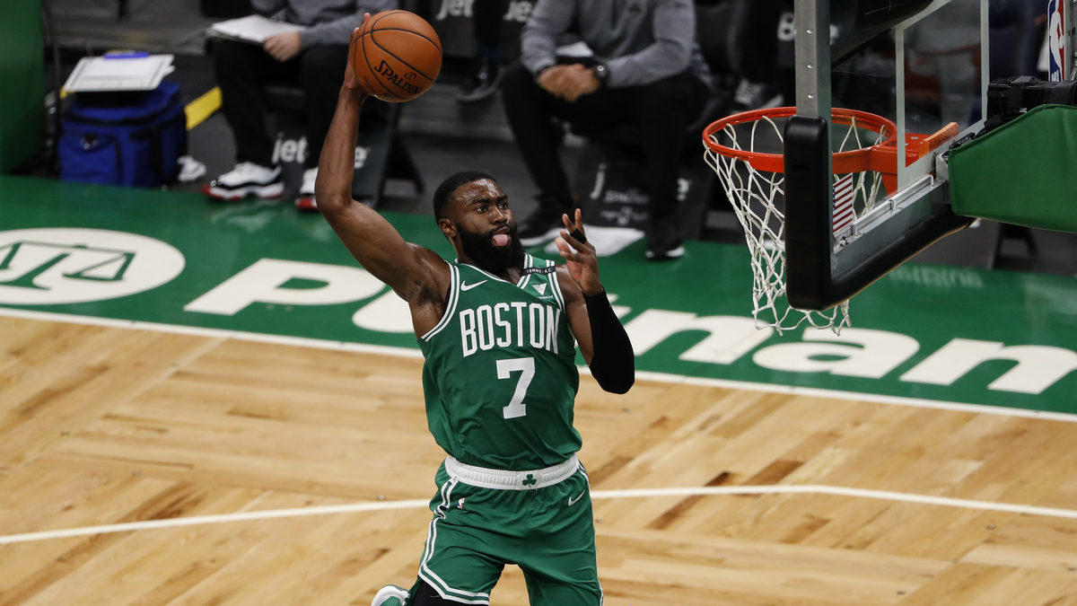 Boston Celtics guard Jaylen Brown