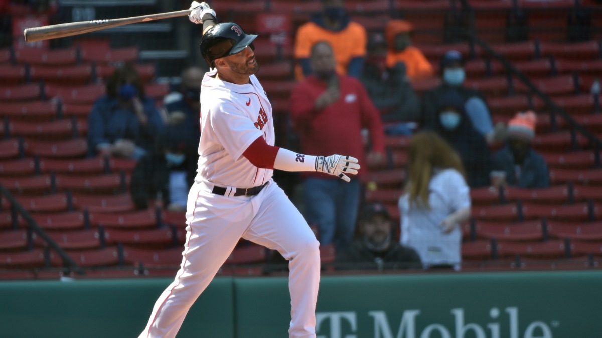 Boston Red Sox designated hitter J.D. Martinez