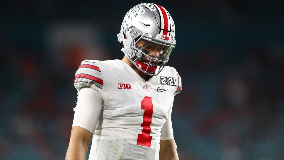 Former Ohio State Buckeyes quarterback Justin Fields