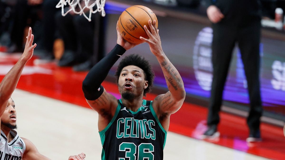 Boston Celtics point guard Marcus Smart